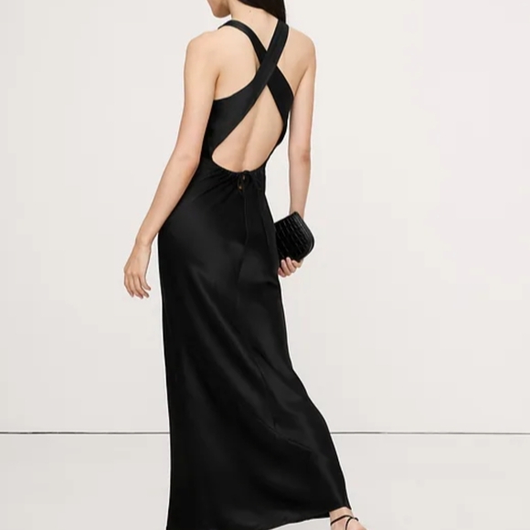 Banana Republic Black Maxi Dress - Picture 2 of 5